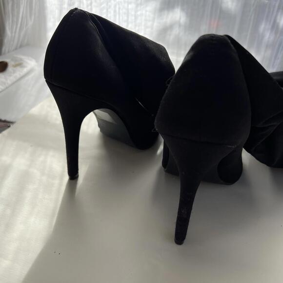 Black Thigh High, Size 7, Pointed Toe sexy high heels boots - Picture 6 of 6